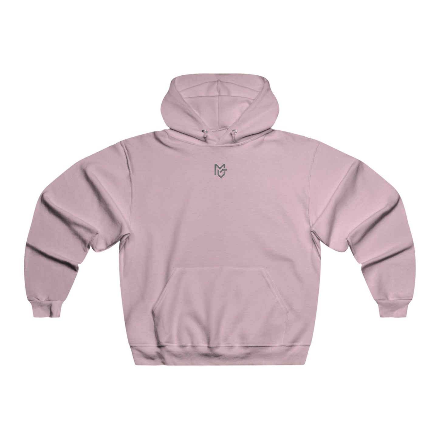 Minimal Grey Hoodie – Subtle Chest Logo Pullover - MetroGrit