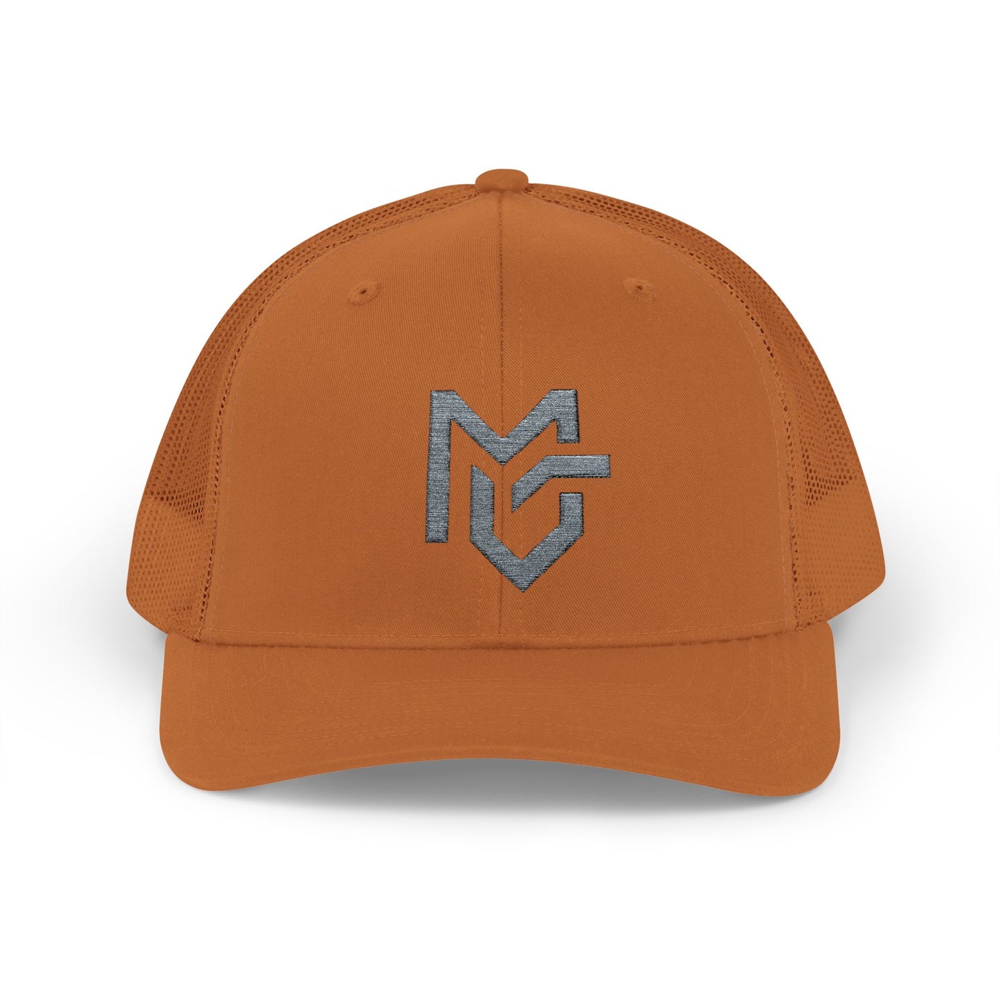 MG Logo Snapback Trucker Cap — Mesh Back Baseball Hat