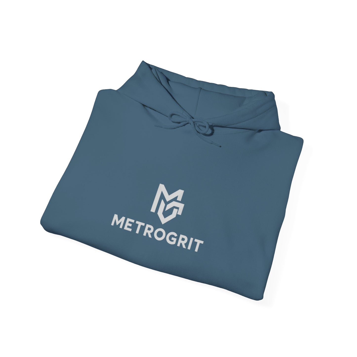 MetroGrit Logo Hoodie | Minimal Brand Logo Pullover