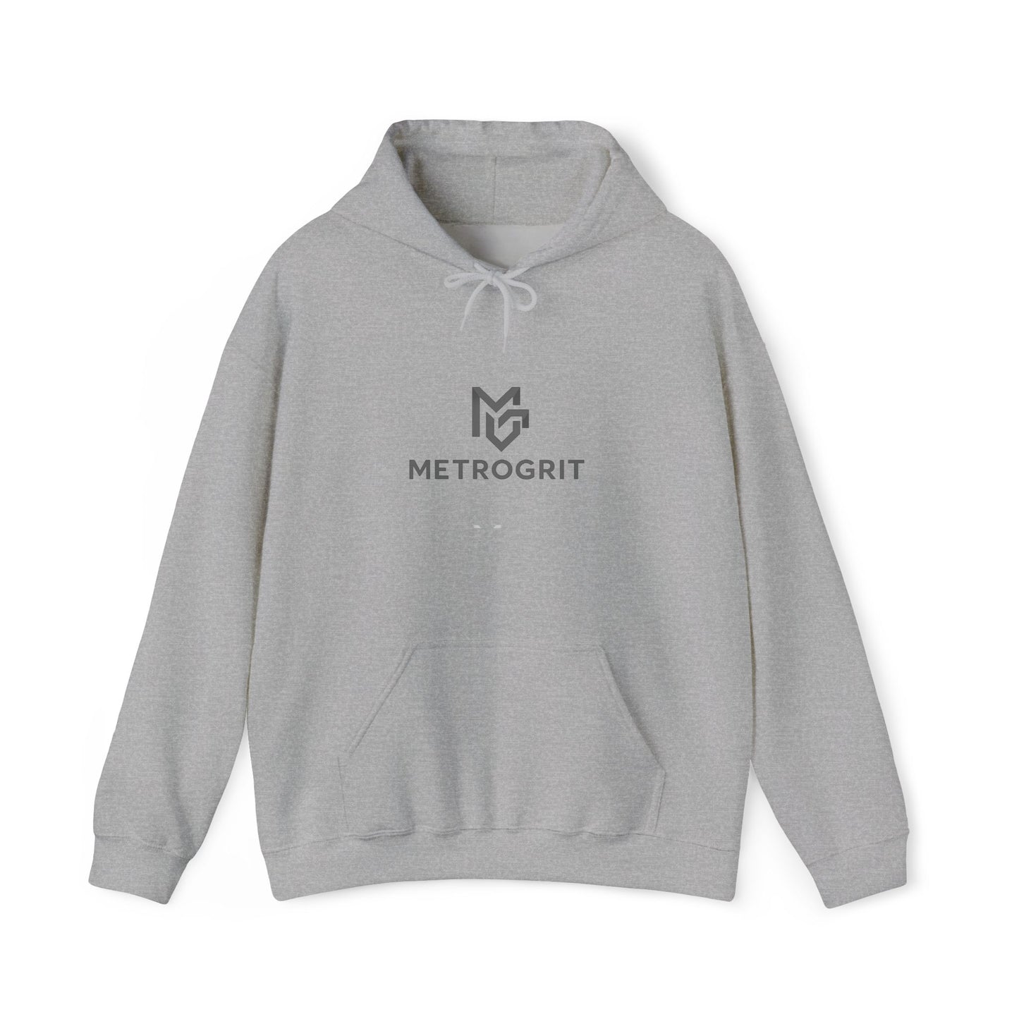 MetroGrit Logo Hoodie | Minimal Brand Logo Pullover - MetroGrit