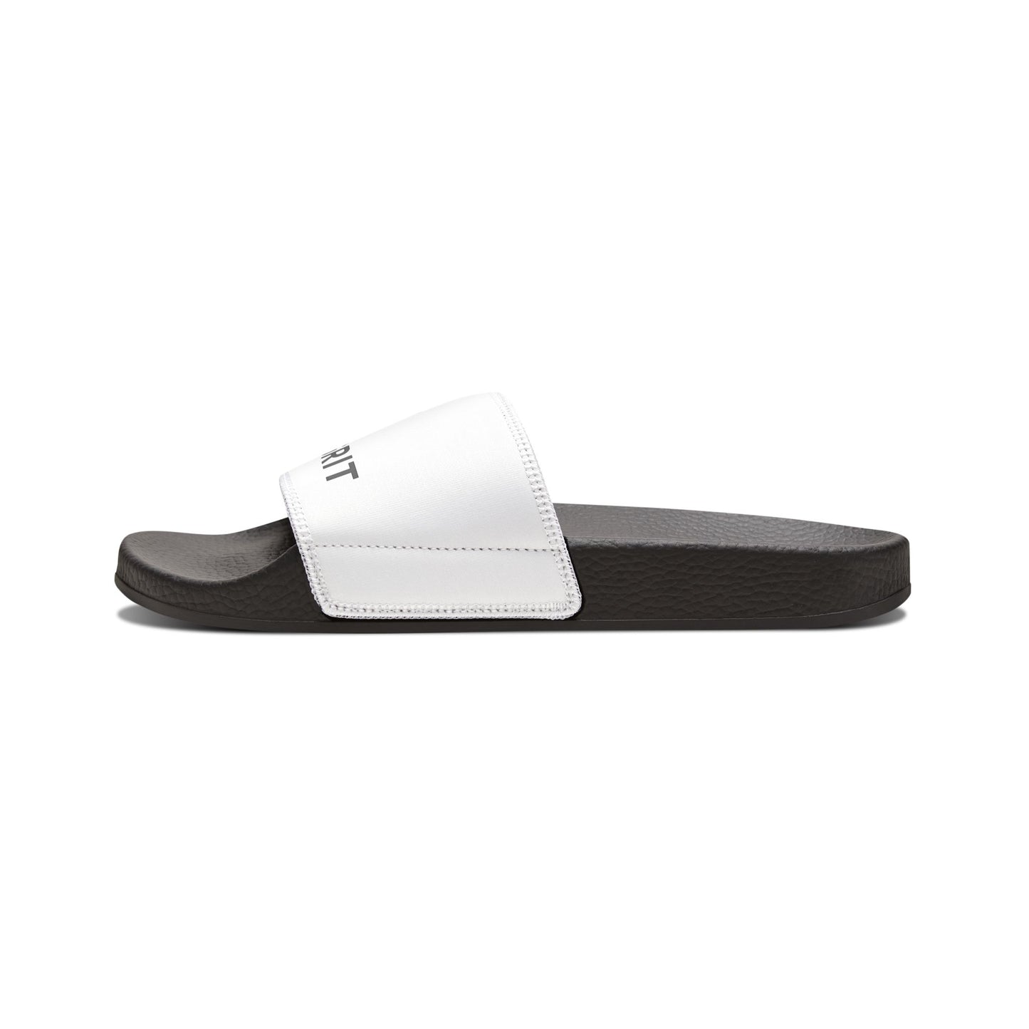 Men's White Slide Sandals with Removable Strap — Casual Pool & Beach Slides - MetroGrit