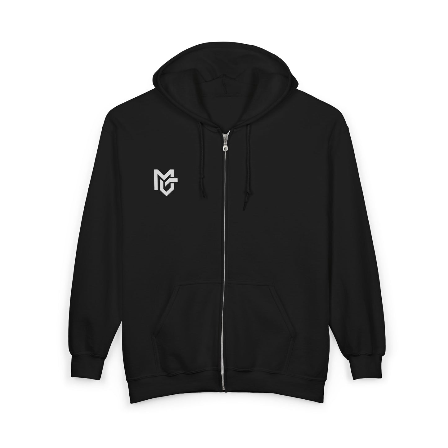 MetroGrit Full - Zip Hoodie — Logo Zip - Up Sweatshirt - MetroGrit