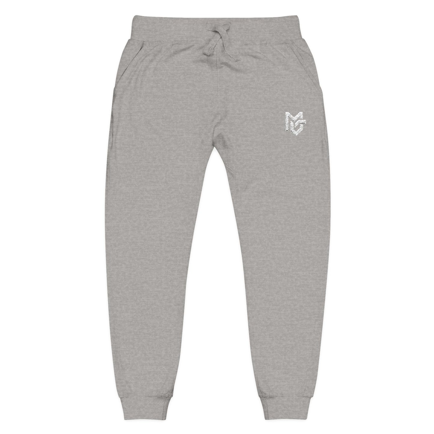 Embroidered Heart Logo Sweatpants — Cozy Fleece Joggers - MetroGrit