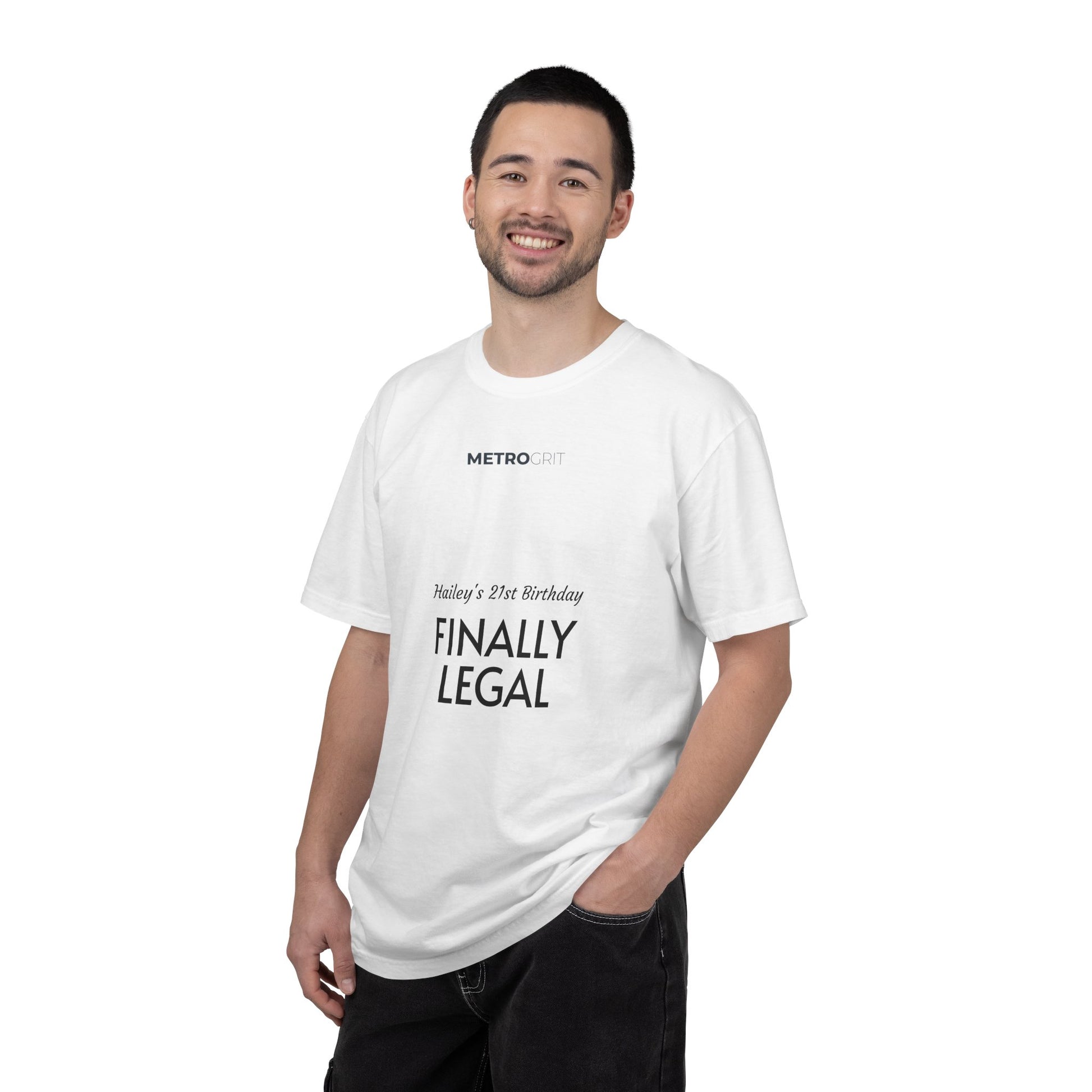 Finally Legal 21st Birthday T-Shirt - MetroGrit