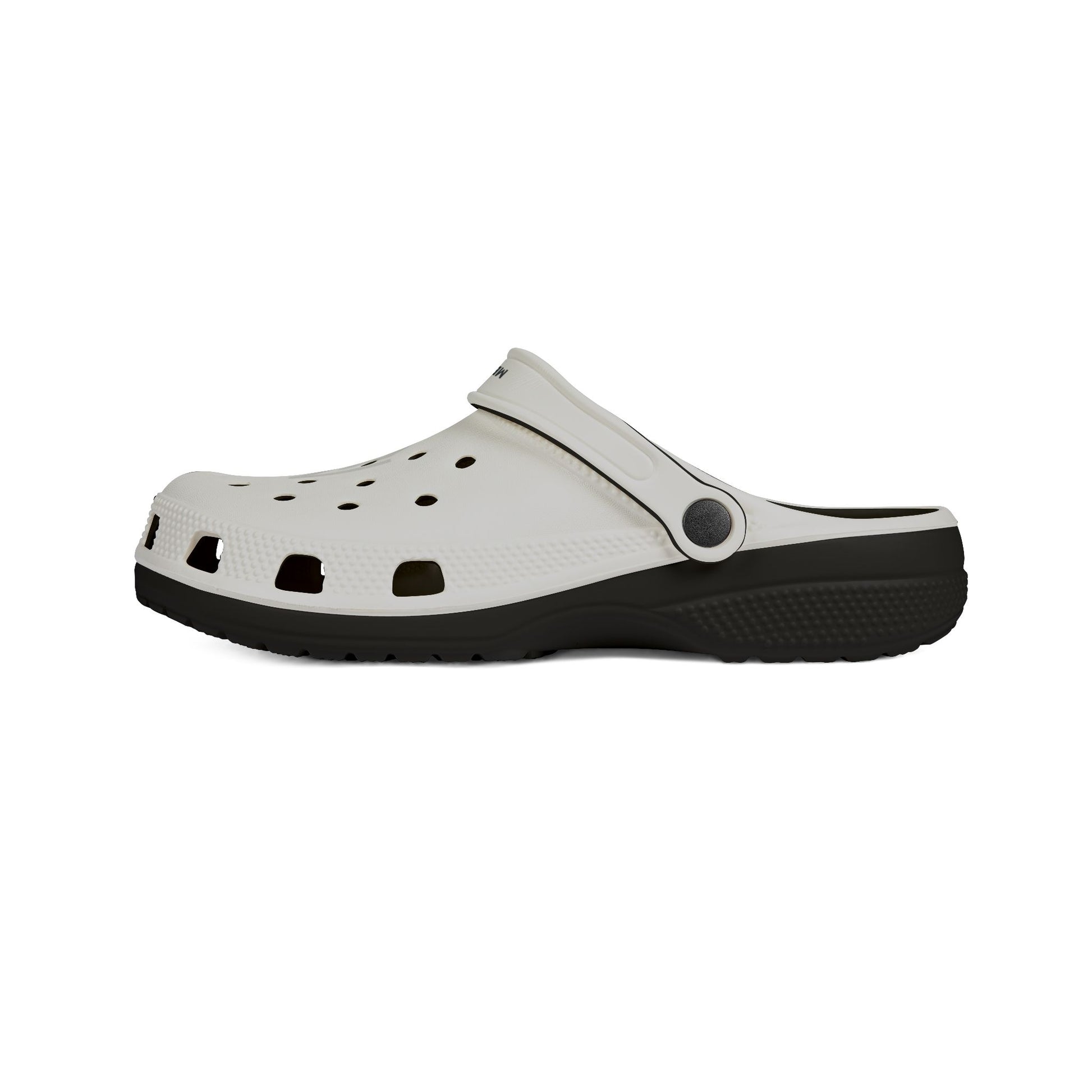 White EVA Foam Clogs — Lightweight Slip - On Garden & Beach Shoes - MetroGrit