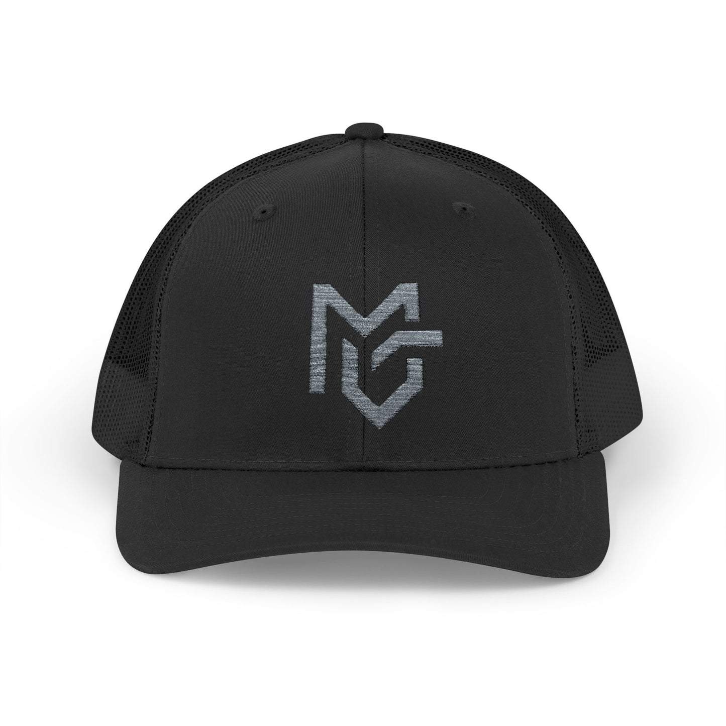 MG Logo Snapback Trucker Cap — Mesh Back Baseball Hat