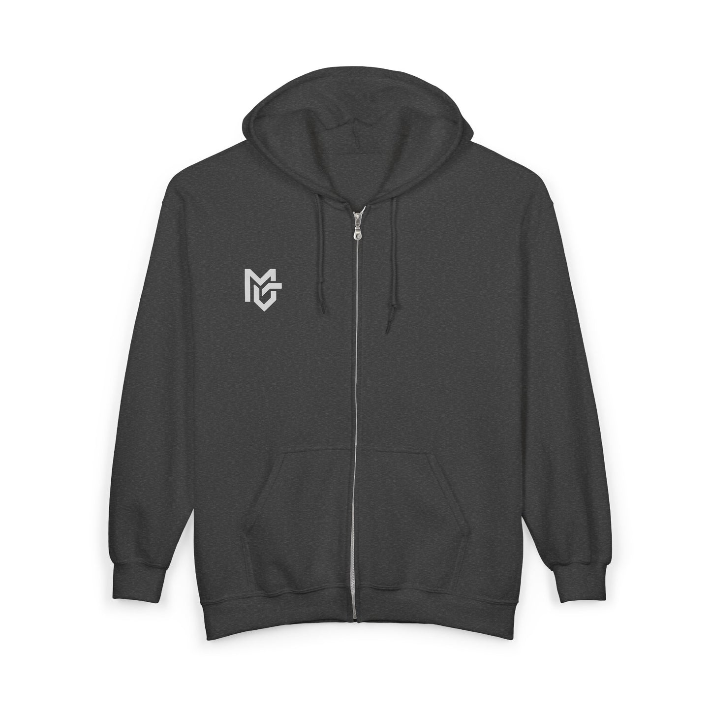 MetroGrit Full - Zip Hoodie — Logo Zip - Up Sweatshirt - MetroGrit