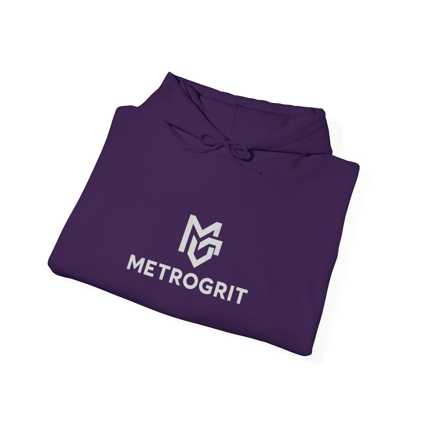 MetroGrit Logo Hoodie | Minimal Brand Logo Pullover