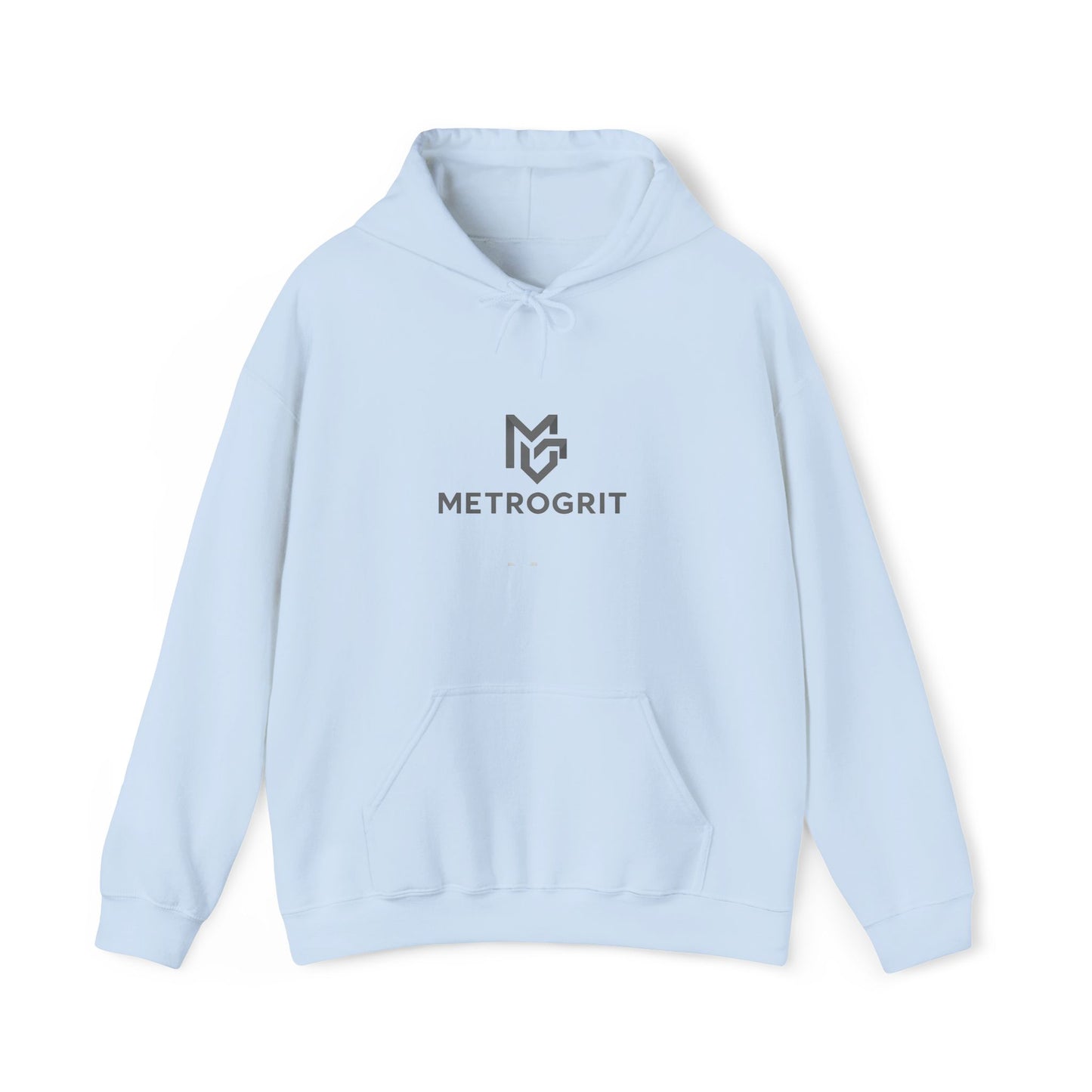 MetroGrit Logo Hoodie | Minimal Brand Logo Pullover - MetroGrit