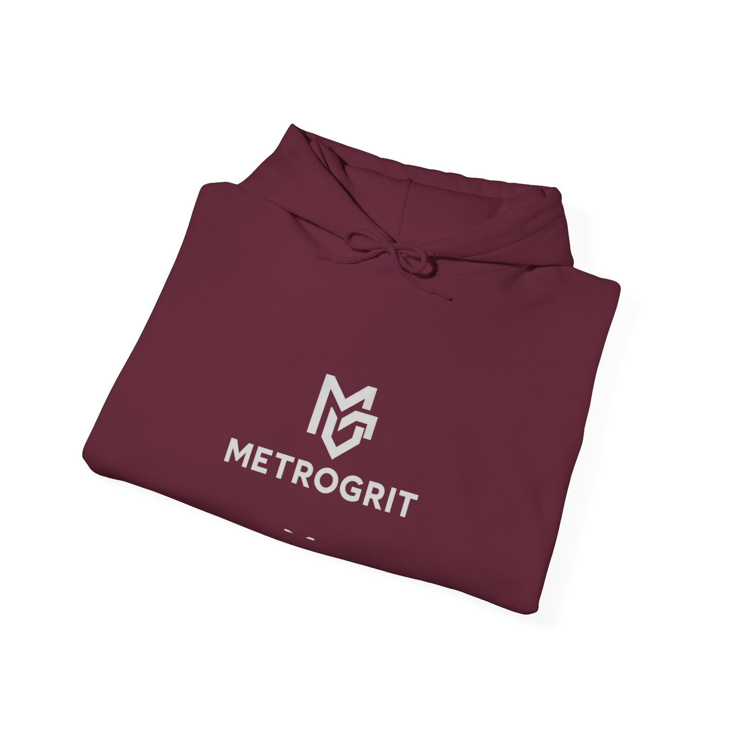 MetroGrit Logo Hoodie | Minimal Brand Logo Pullover - MetroGrit