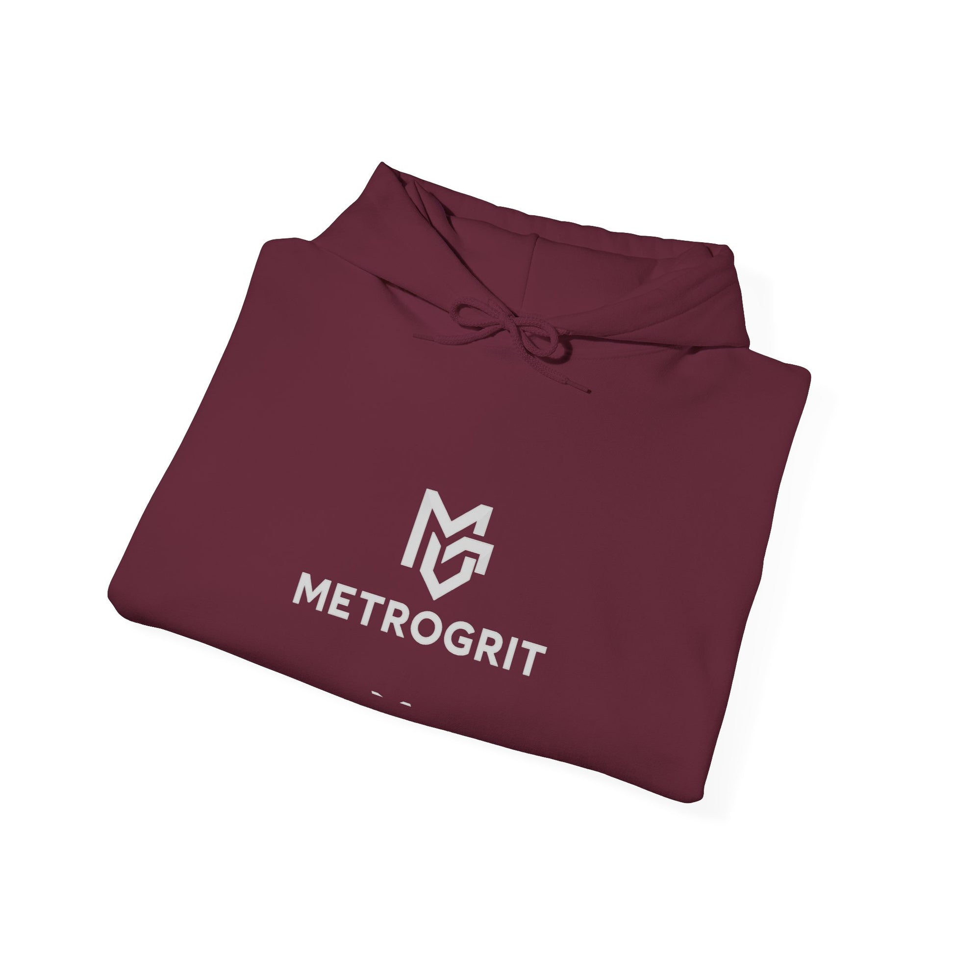 MetroGrit Logo Hoodie | Minimal Brand Logo Pullover - MetroGrit