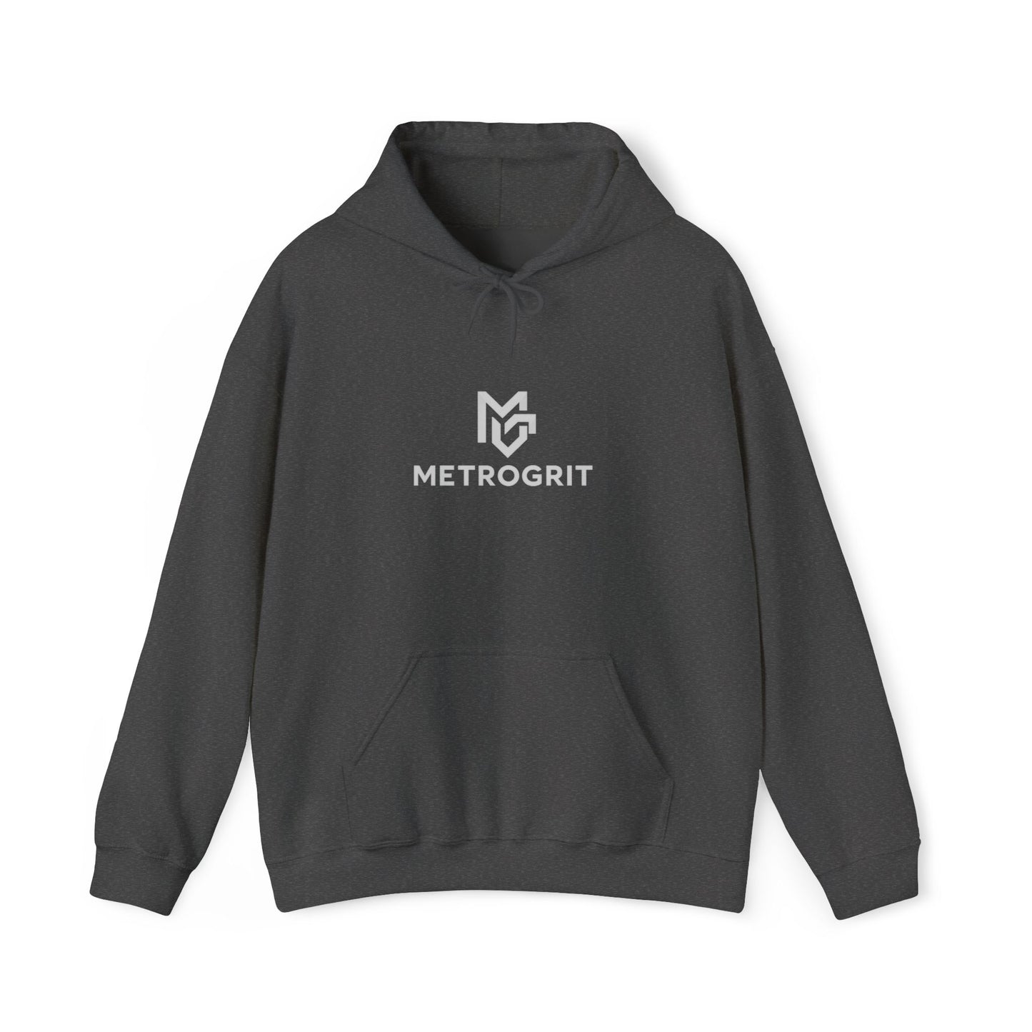 MetroGrit Logo Hoodie | Minimal Brand Logo Pullover