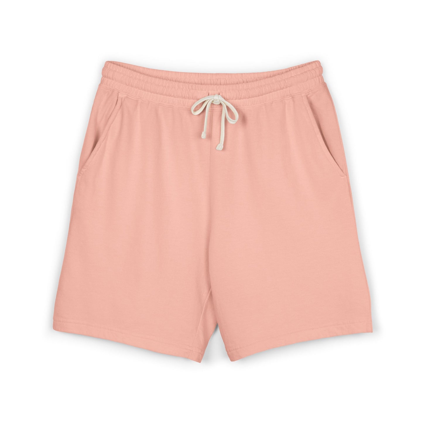 Lightweight Garment - Dyed Fleece Sweat Shorts — Casual Drawstring Lounge Shorts - MetroGrit