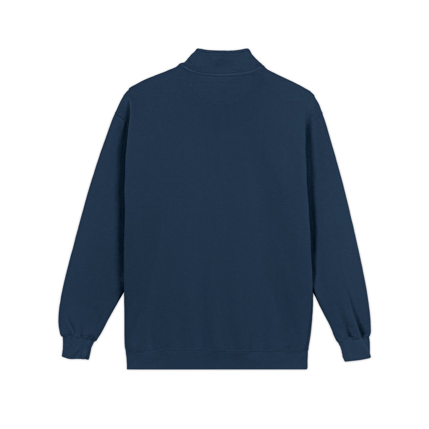 Embroidered Quarter - Zip Sweatshirt — Minimalist Chest Logo, Cozy Casual Pullover - MetroGrit