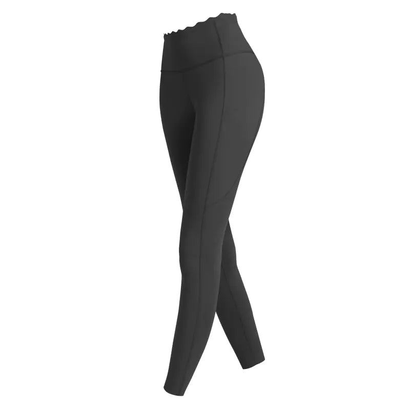 Lace High Waist Nude Yoga Pants for Women - MetroGrit